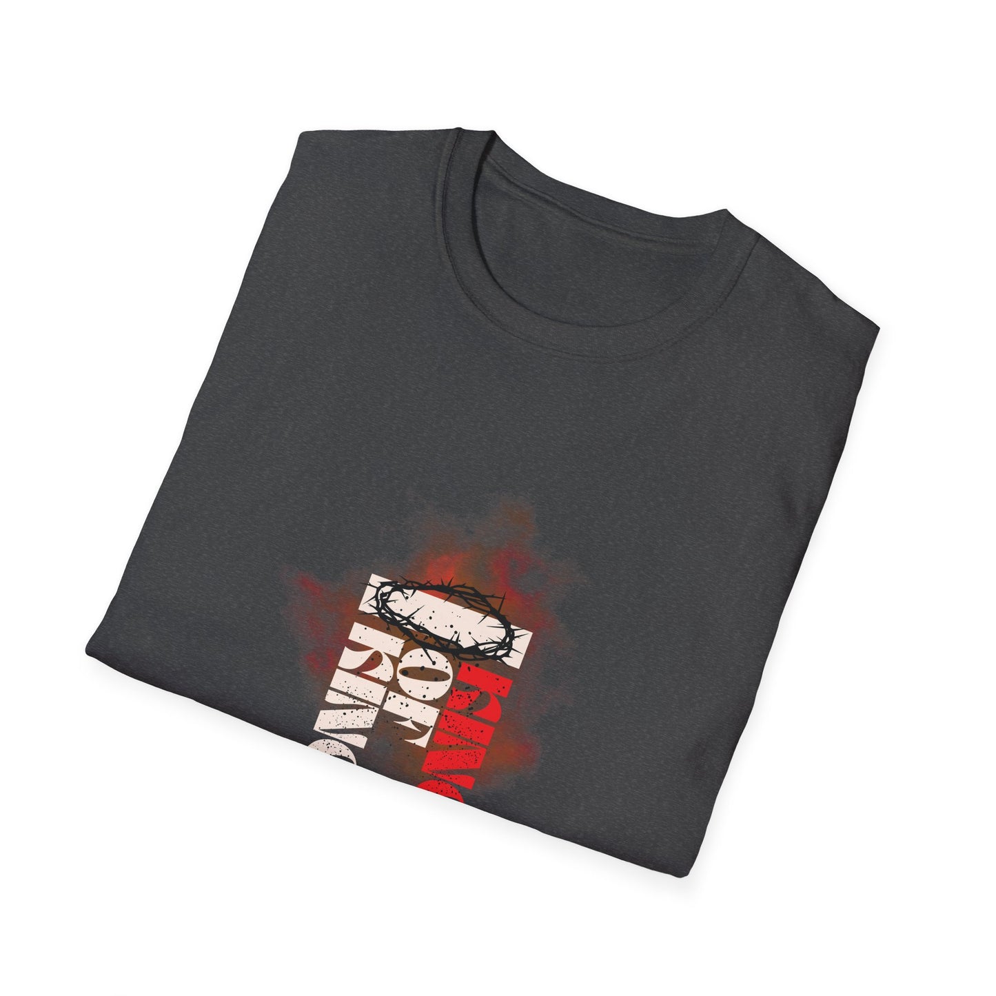 Bold Faith Tee - King of Kings Jesus Christ with Crown of Thorns Graphic | T-Shirt | Unisex