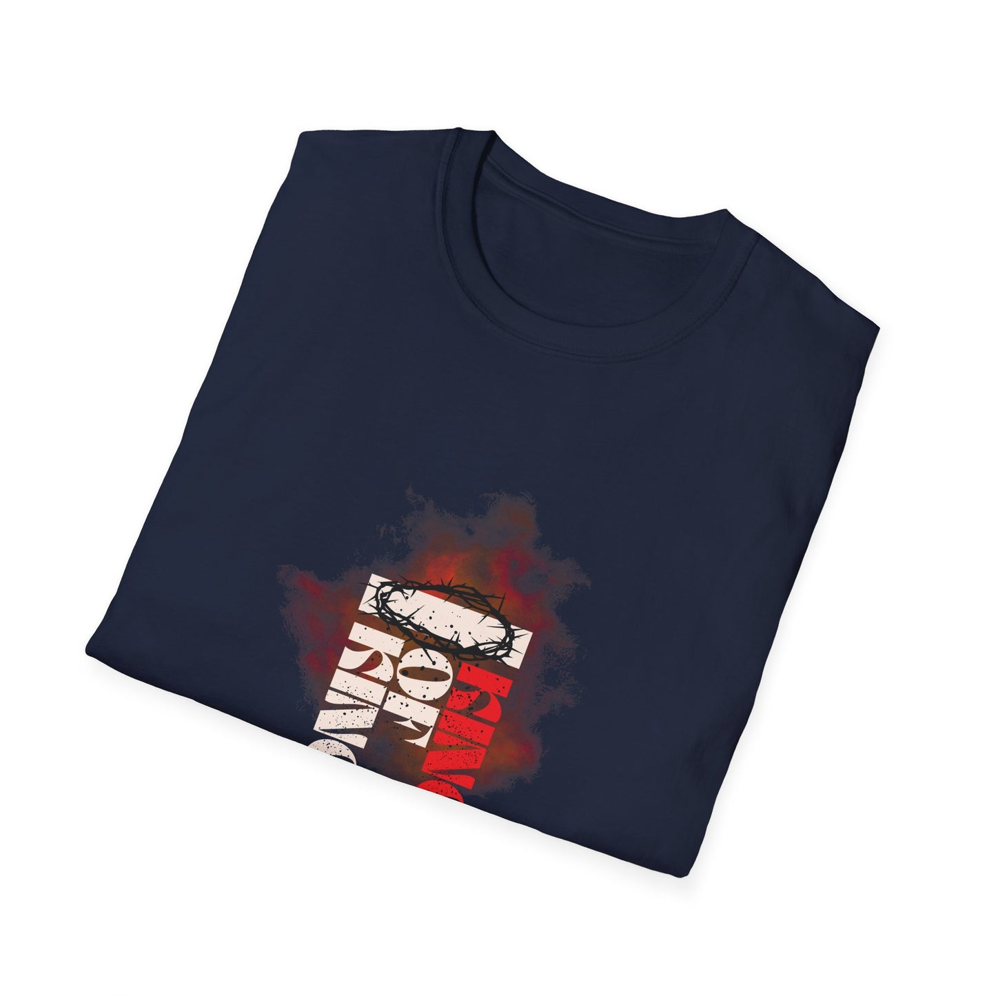 Bold Faith Tee - King of Kings Jesus Christ with Crown of Thorns Graphic | T-Shirt | Unisex