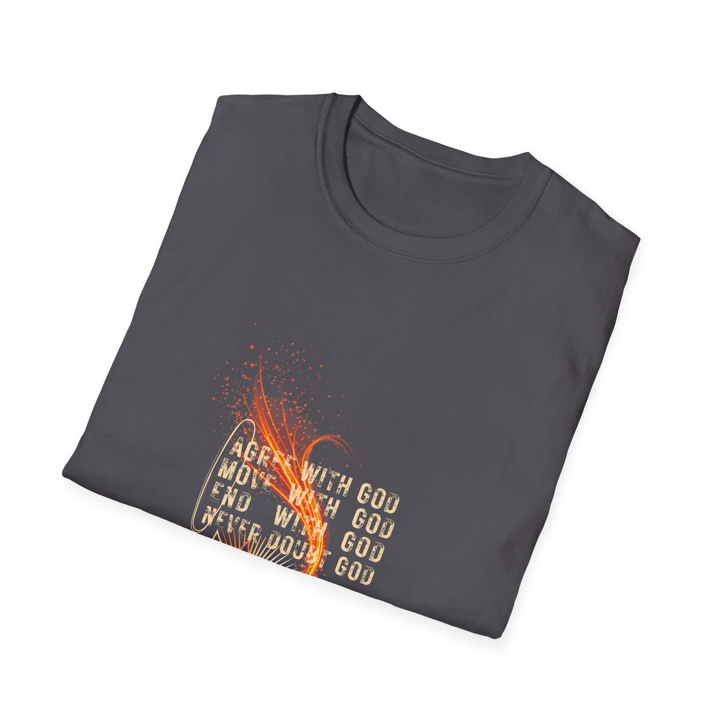 Bold Faith Tee - AMEN with Dove and Spark Flame Graphic | T-Shirt | Unisex