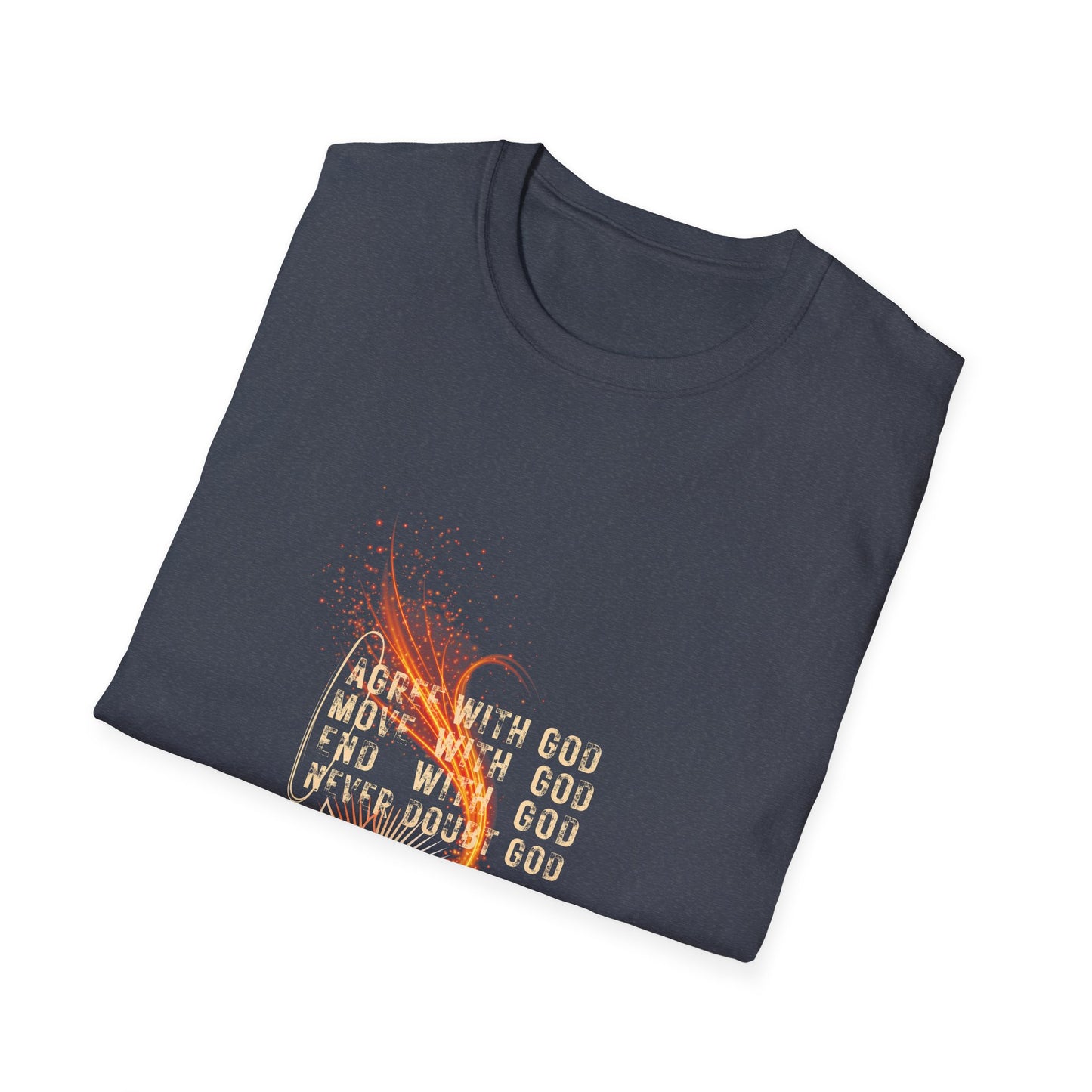 Bold Faith Tee - AMEN with Dove and Spark Flame Graphic | T-Shirt | Unisex