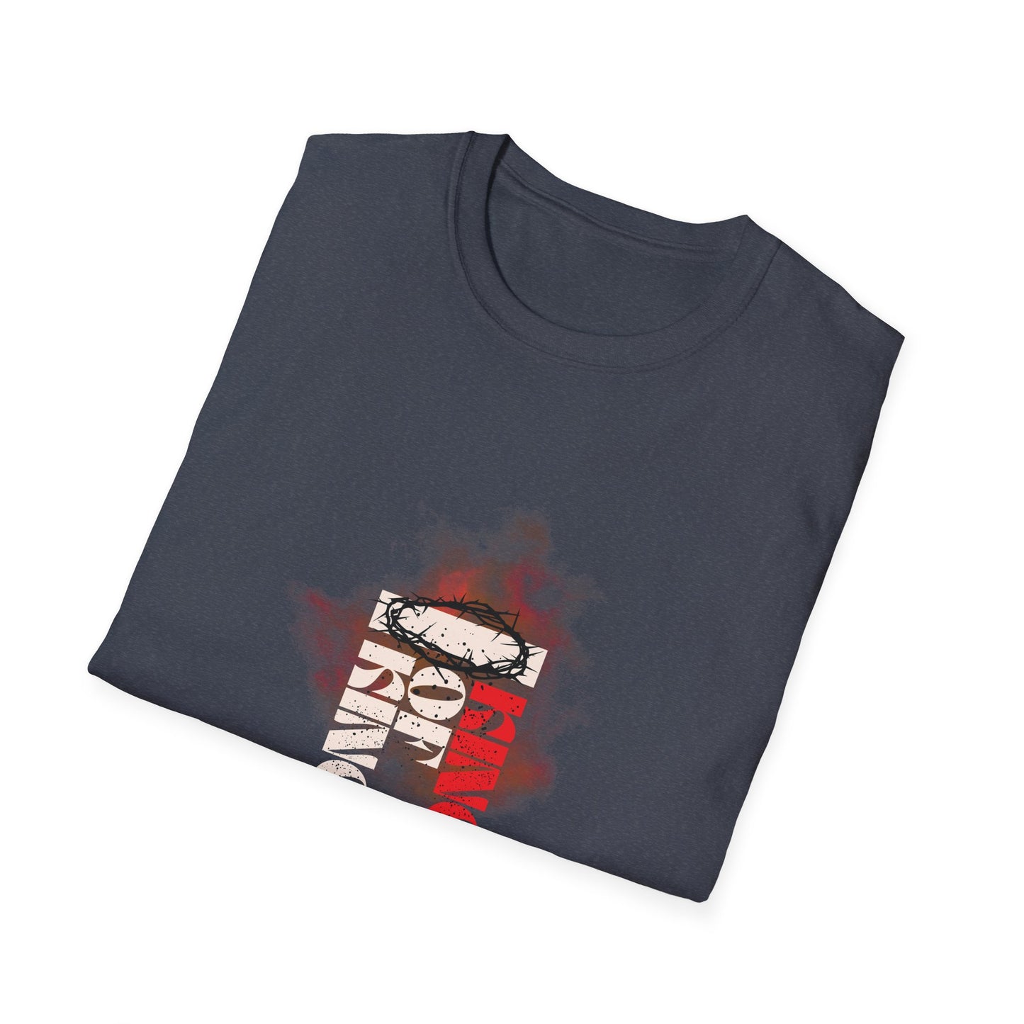 Bold Faith Tee - King of Kings Jesus Christ with Crown of Thorns Graphic | T-Shirt | Unisex