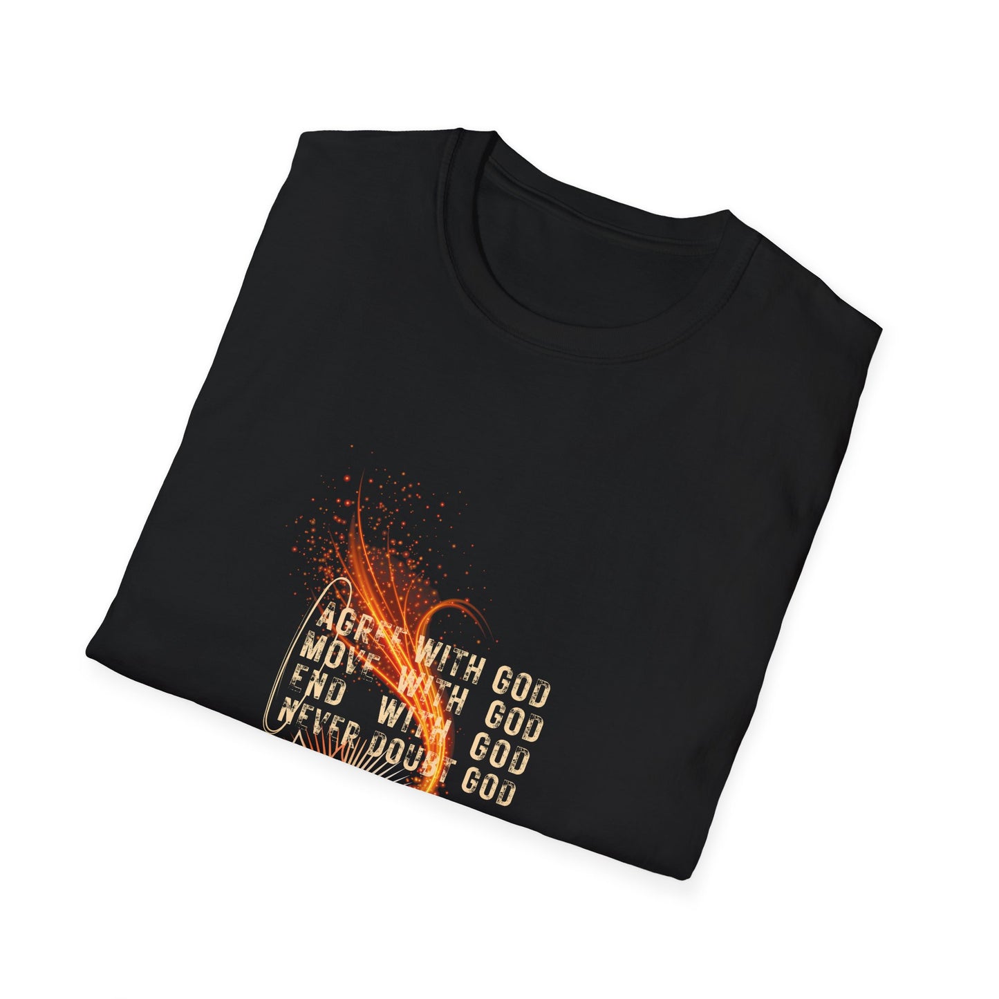 Bold Faith Tee - AMEN with Dove and Spark Flame Graphic | T-Shirt | Unisex