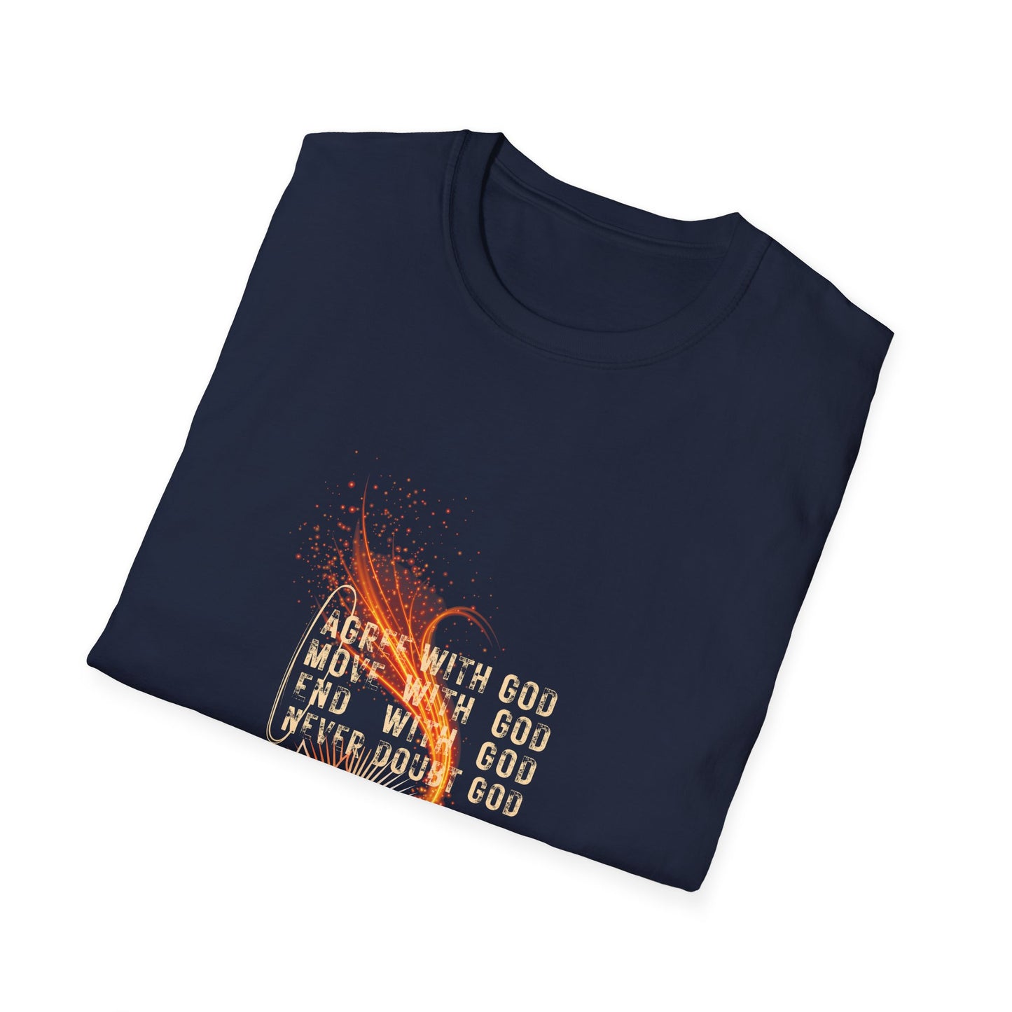 Bold Faith Tee - AMEN with Dove and Spark Flame Graphic | T-Shirt | Unisex