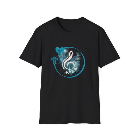 Bold Faith Tee - No Other Name but Jesus with Cross and Heart Graphic | T-Shirt | Unisex