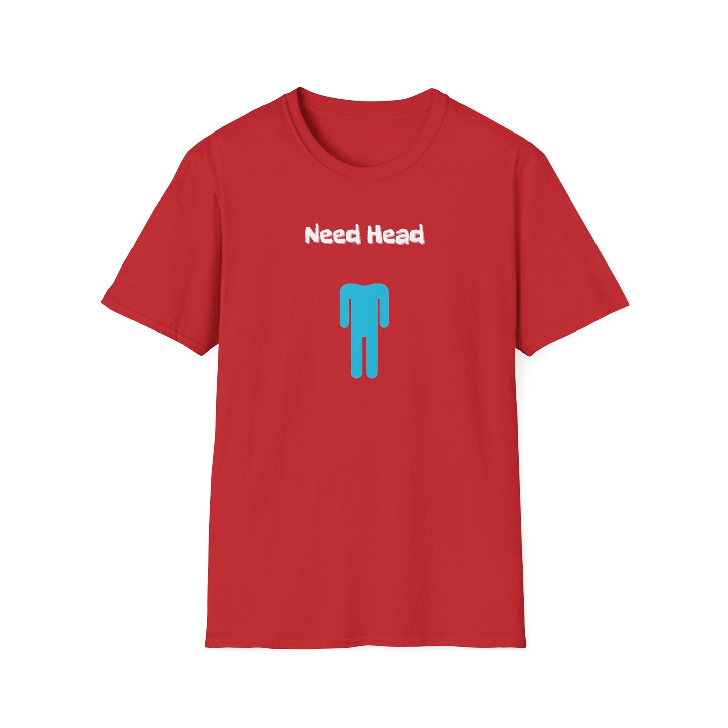 Need Head T-Shirt | Missing Head Question Mark | Stickman | Unisex - Men & Women's Tee