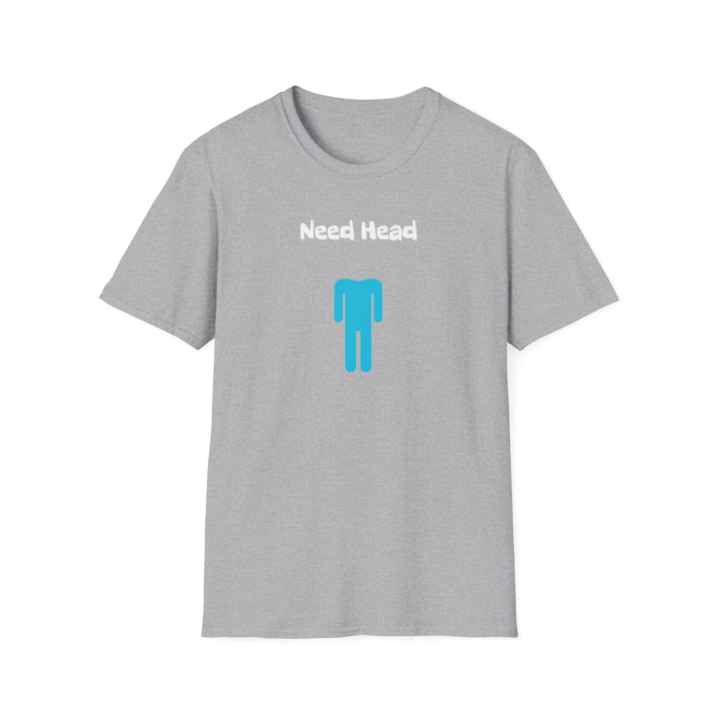 Need Head T-Shirt | Missing Head Question Mark | Stickman | Unisex - Men & Women's Tee