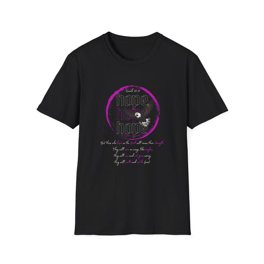Bold Faith Tee - Isaiah 40:31 with Hope and Eagle Graphic | T-Shirt | Unisex