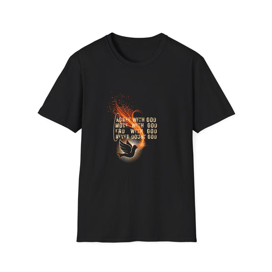 Bold Faith Tee - AMEN with Dove and Spark Flame Graphic | T-Shirt | Unisex