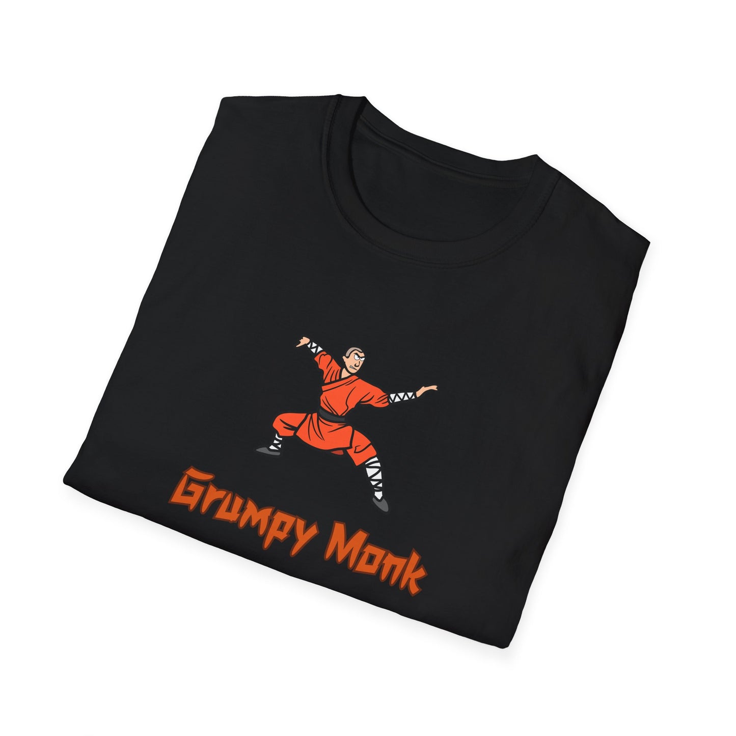 Grumpy Monk T-Shirt | Monk Ready to Fight | Unisex - Men & Women's Funny Tee