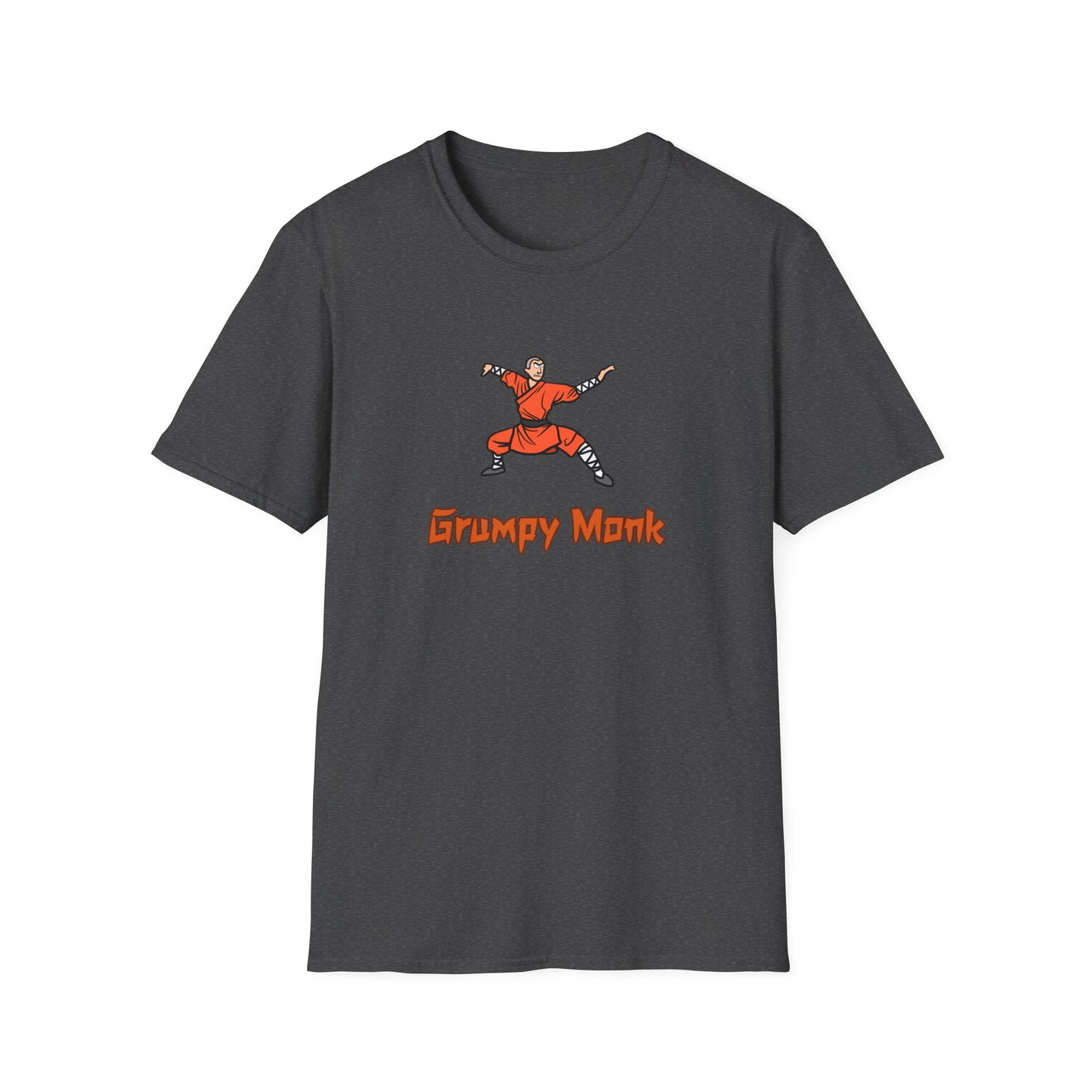 Grumpy Monk T-Shirt | Monk Ready to Fight | Unisex - Men & Women's Funny Tee