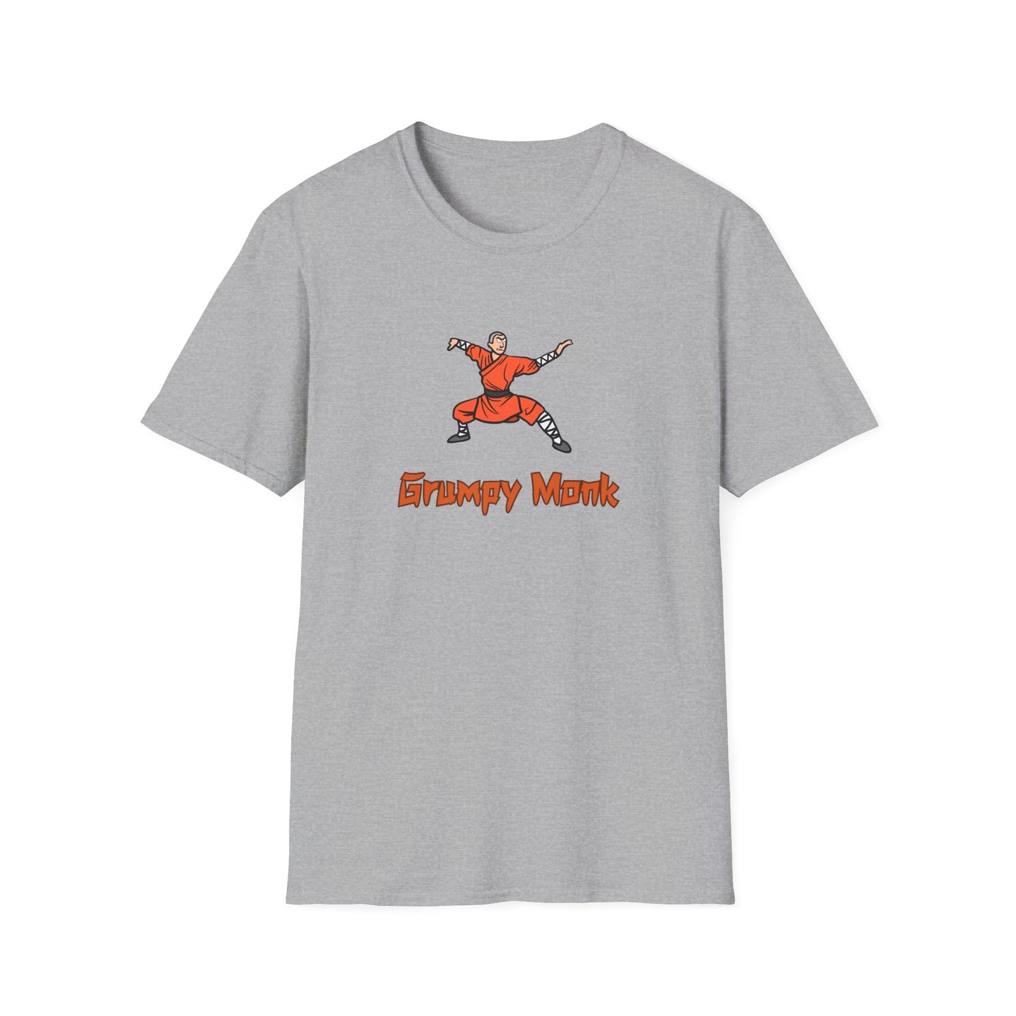 Grumpy Monk T-Shirt | Monk Ready to Fight | Unisex - Men & Women's Funny Tee