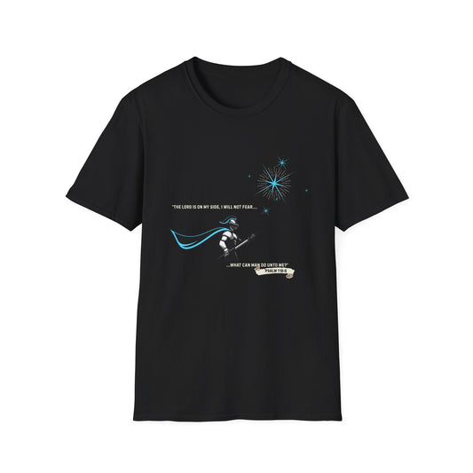 Bold Faith Tee - Psalm 118:6 with Soldier and Stars Graphic  | T-Shirt | Unisex