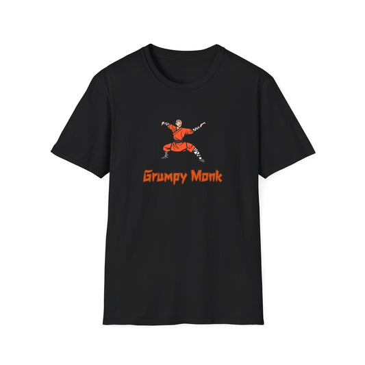 Grumpy Monk T-Shirt | Monk Ready to Fight | Unisex - Men & Women's Funny Tee