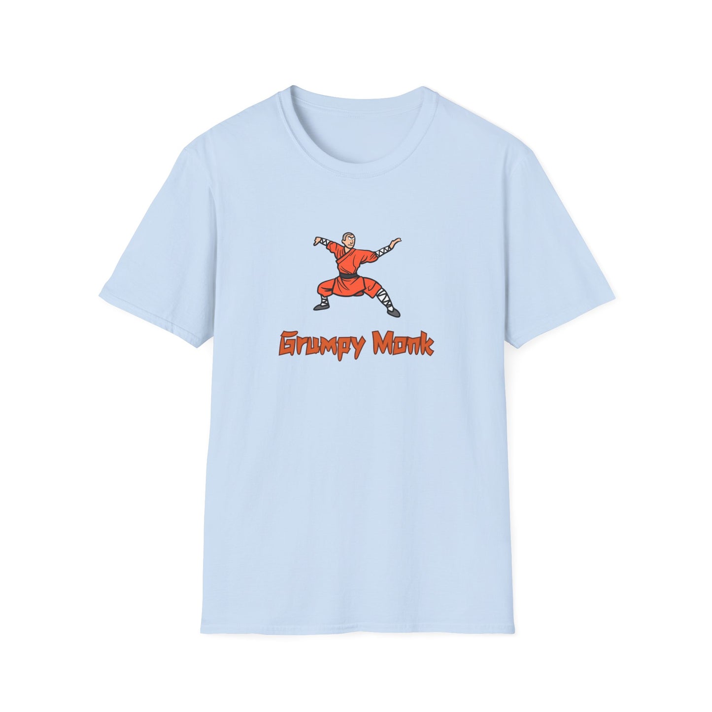 Grumpy Monk T-Shirt | Monk Ready to Fight | Unisex - Men & Women's Funny Tee