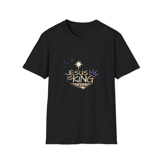 Bold Faith Tee - Jesus is King with Stars and Desert Graphic | Three Wise Men | T-Shirt | Unisex