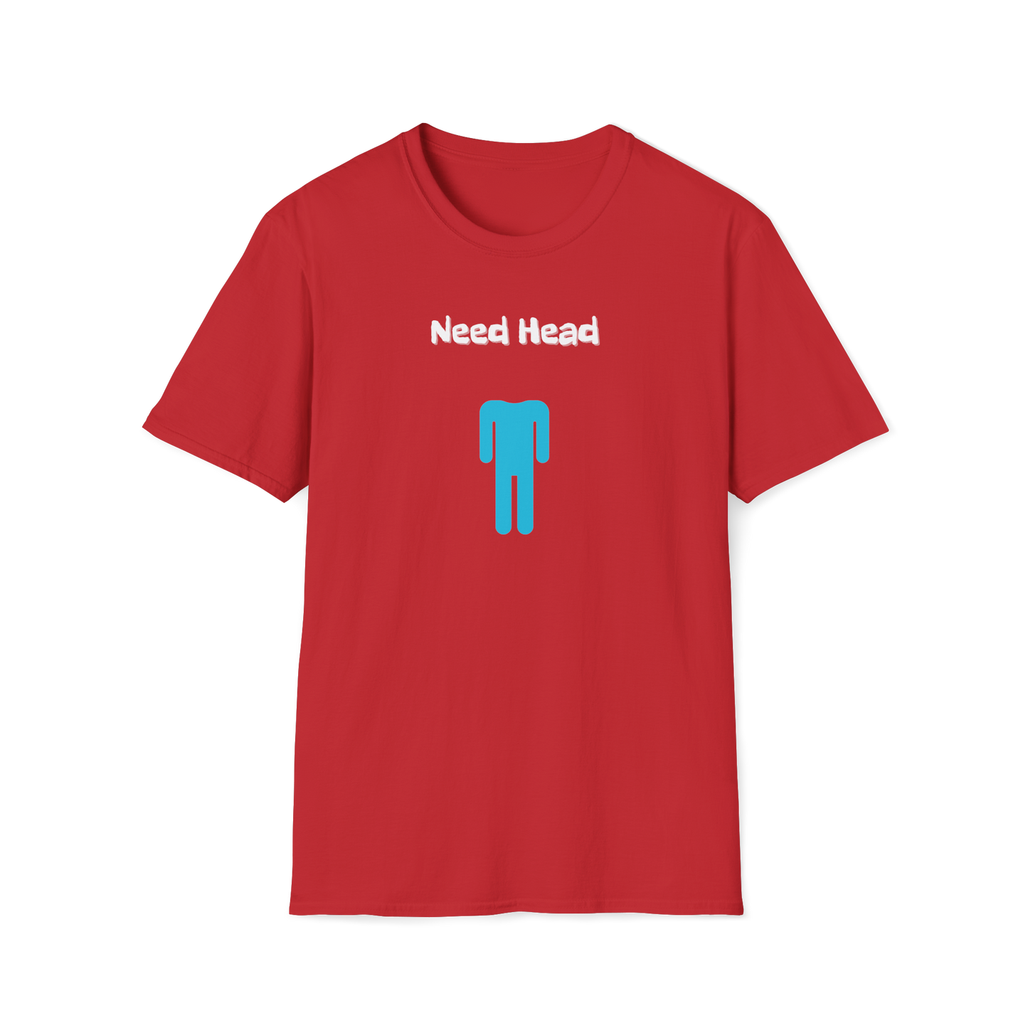 Need Head T-Shirt | Missing Head Question Mark | Stickman | Unisex - Men & Women's Tee