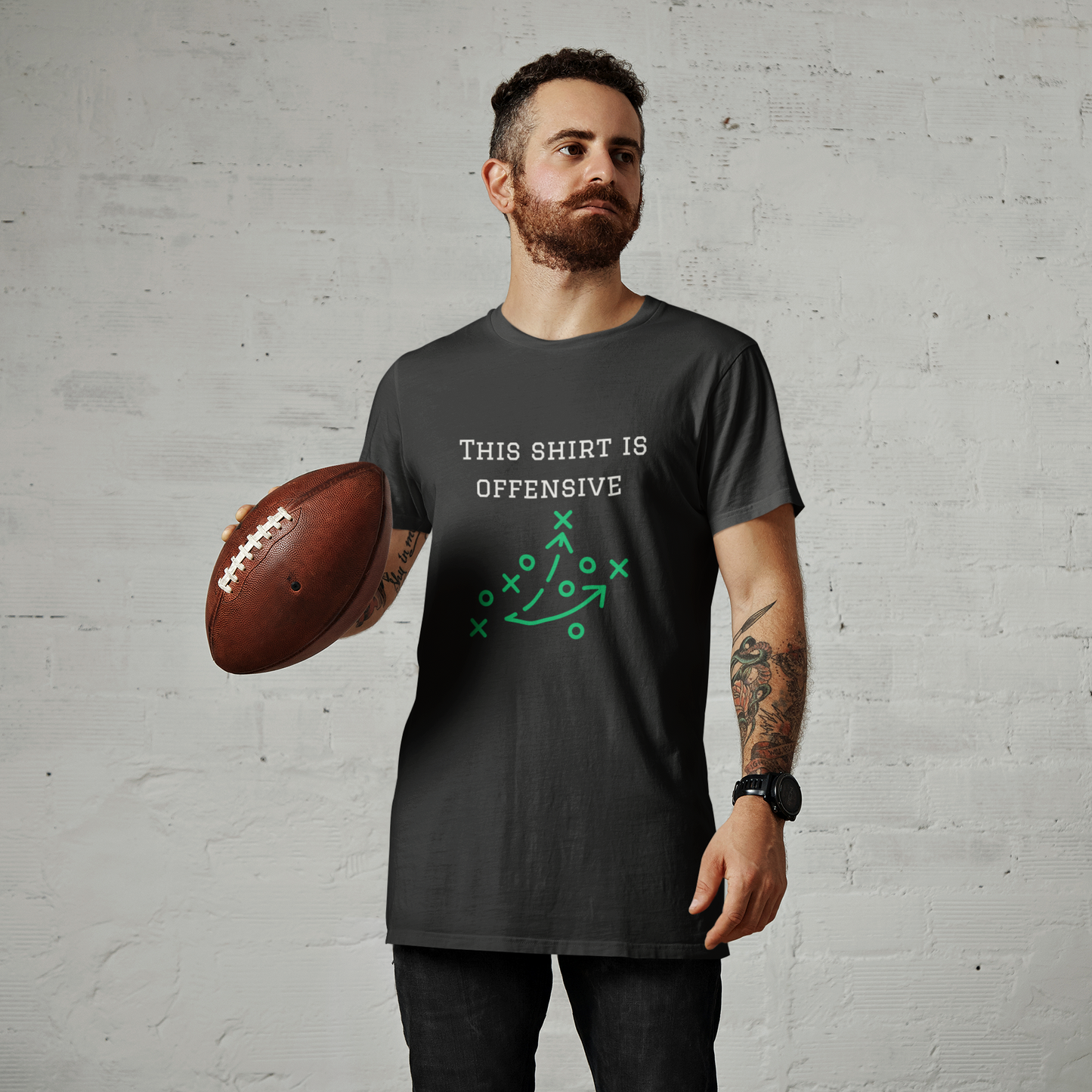 This Shirt is Offensive T-Shirt | Offensive play | American Football | Unisex - Men & Women's Funny Tee